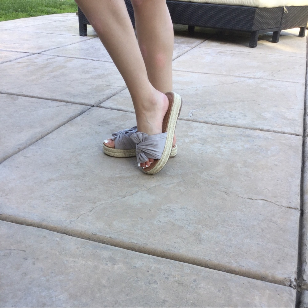 SUMMER CLEARANCE-FIRM‼️Espadrille Slip On’s-Gray - Picture 2 of 5